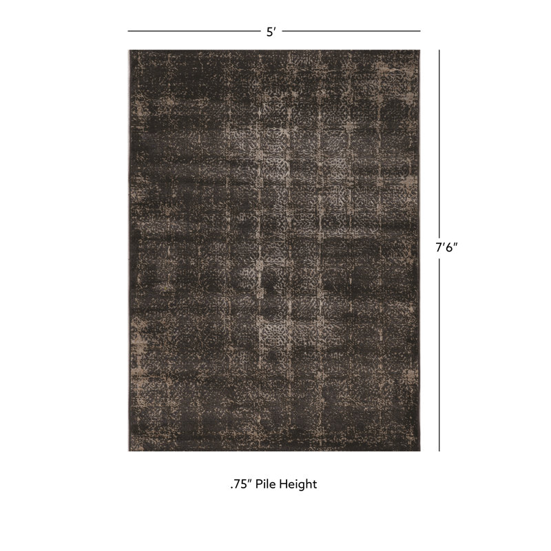 Zeringue Abstract Indoor Rug, Rectangle 8' x 10'4"