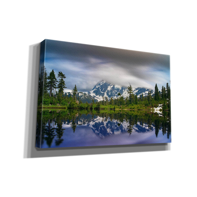 «Mount Shuksan» par Rick Berk, art mural sur toile, H 12 po x l 18 po x P 0,75 po