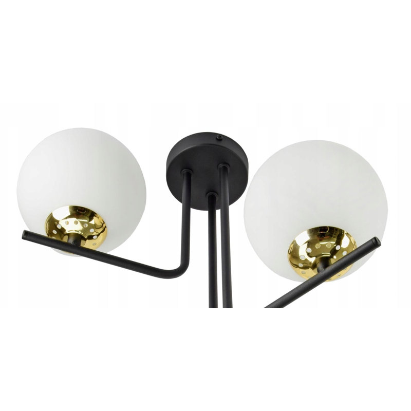 Glass Semi Flush Mount