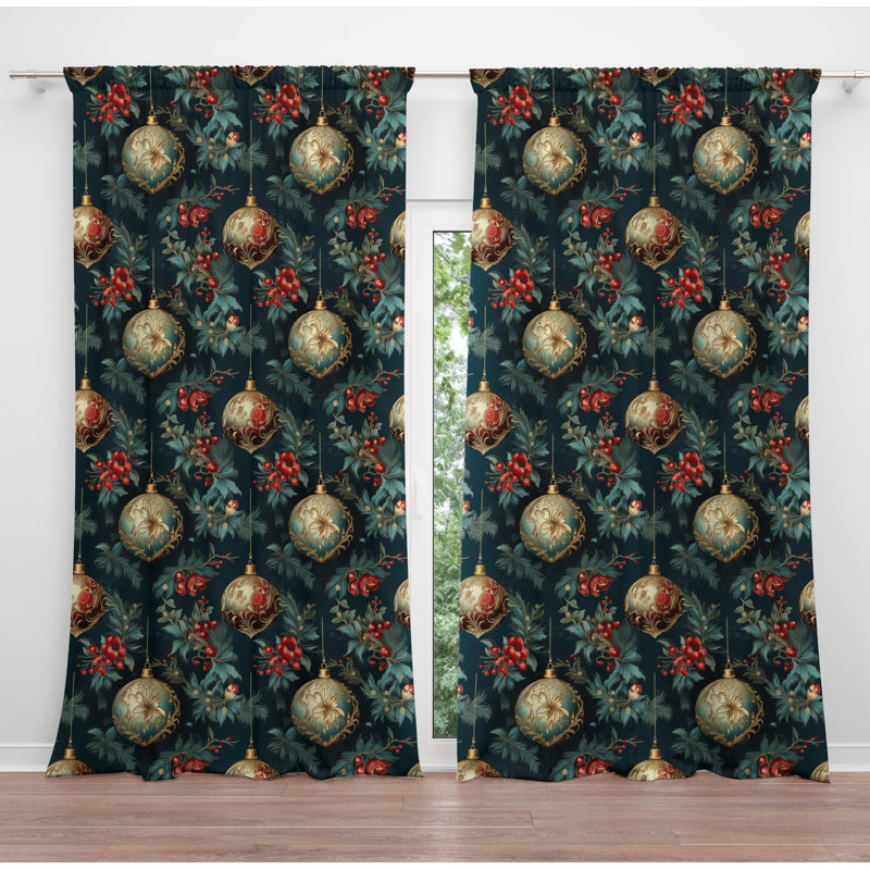 Jainil Room Darkening Curtain Pair, 56" W x 78" L
