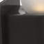 Kelly Wearstler Volver 1-light Medium Single Sconce in Bronze with Clear Etched Glass shade-768992683-768992681