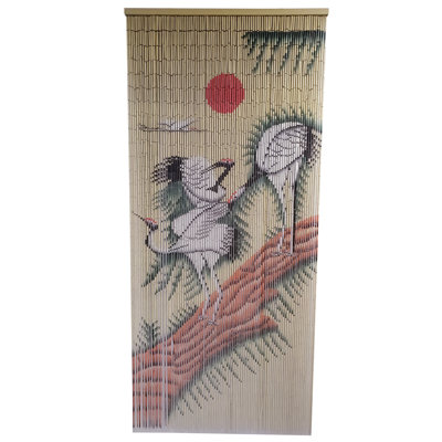 Bamboo Sheer Curtain Single Panel