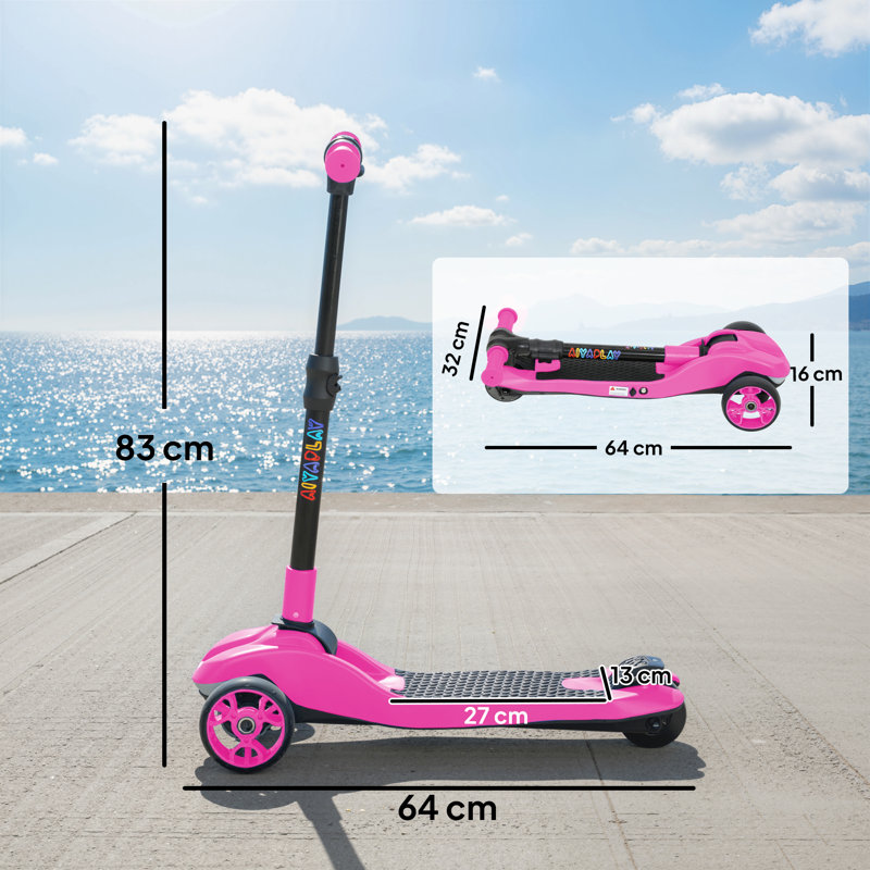 HOMCOM Electric Scooter, Pink