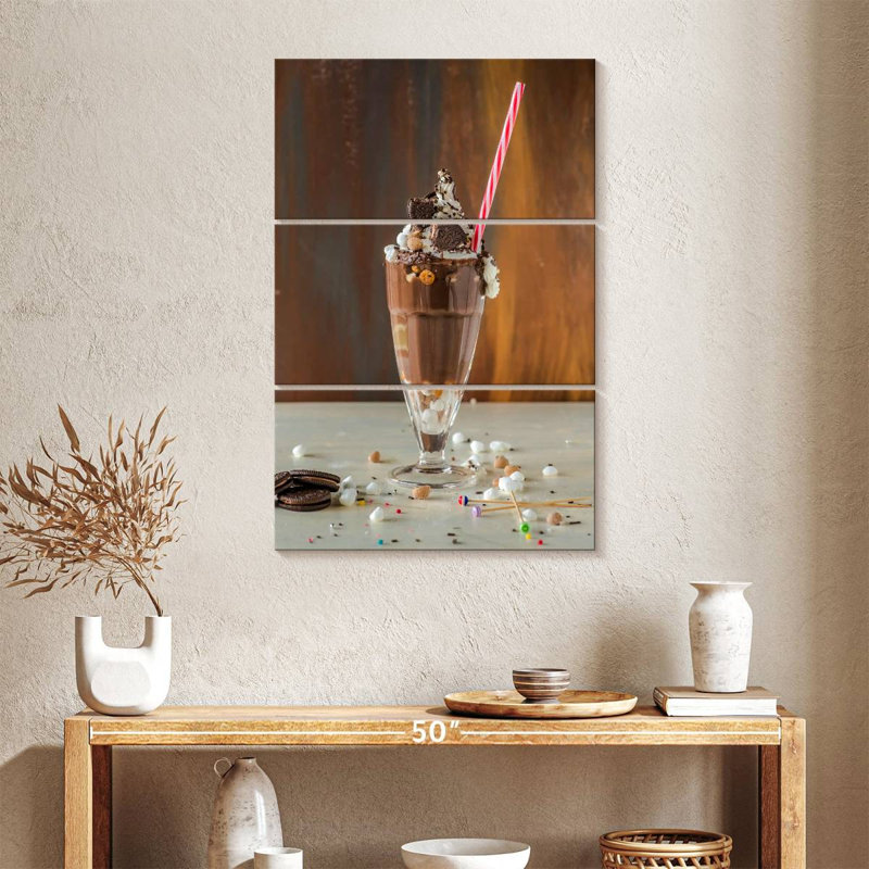 Yarlin Chocolate Cookie Milkshake, 38" H x 24" W