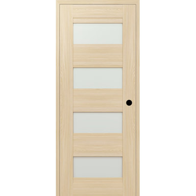 Avon 07-08 DIY-FRIENDLY Solid Manufactured Wood and Glass Paneled Prefinished Standard Door