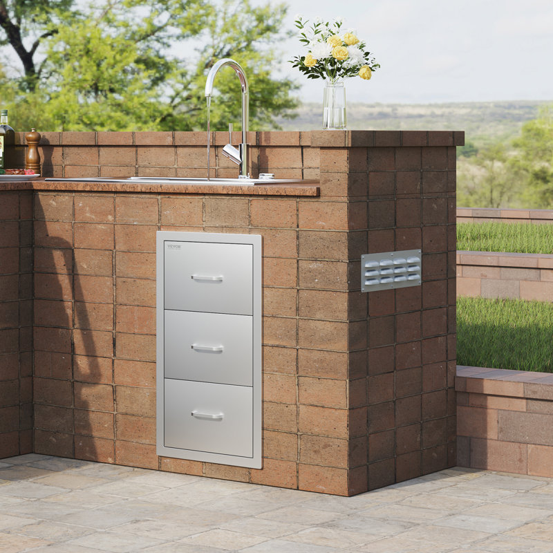 15.7'' Stainless Steel Drop-In Drawers