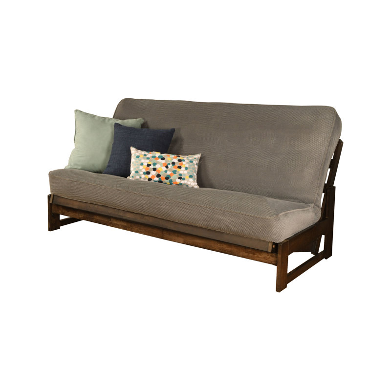 Stratford Full / Double 74'' Upholstered Convertible Sofa, Marmont Thunder