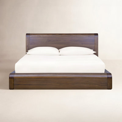 Marica Platform Bed In English Walnut