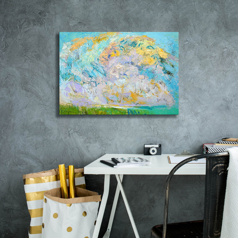  «Apprendre à voler» par Dorothy Fagan, art mural sur toile, H 18 po x l 26 po