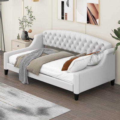 Hayly Twin Modern Luxury Tufted Button Daybed