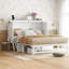 Lit escamotable en bois massif avec chargeur intégré et tablettes amovibles-1163548465-1163548464