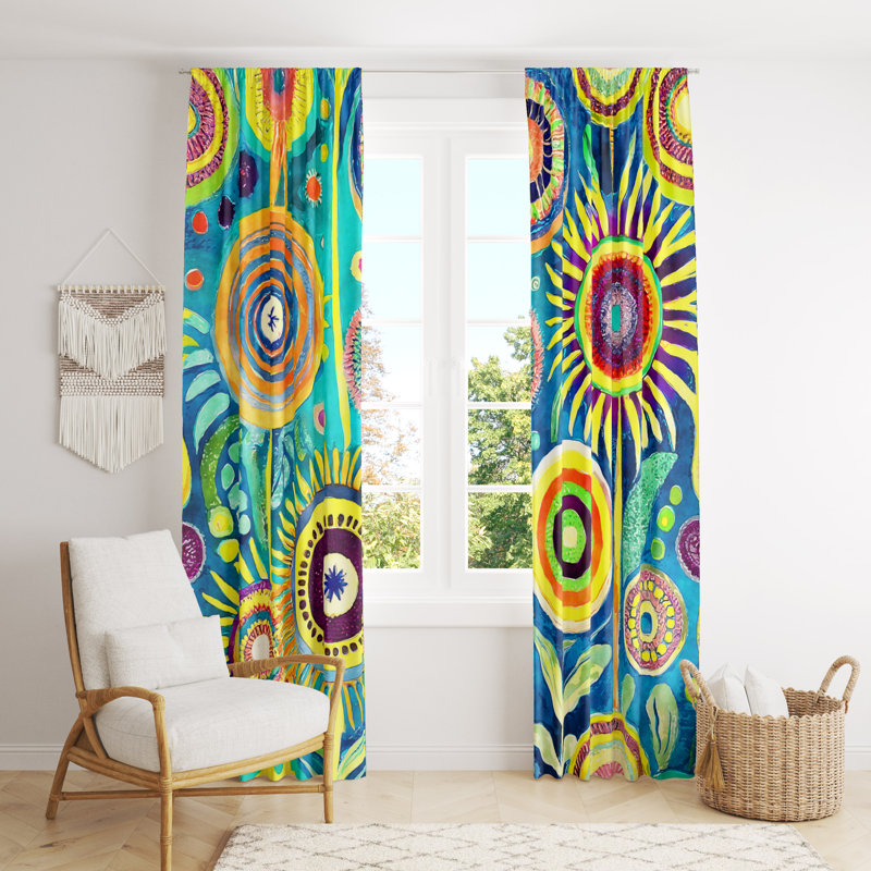 Paire de rideaux obscurcissant en polyester Jobe, L 56 po x L 78 po
