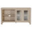 Solano Sideboard with Sliding Glass Doors and Adjustable Shelves, Weathered Mango