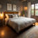 Gonsoulin Solid Wood Bed Frame with Adjustable Headboard/Handcrafted Pattern Platform Bed