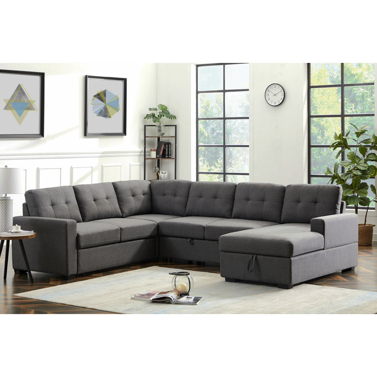 Hokku Designs Mirabel | Upholstered 116\'\' Sofa Wayfair