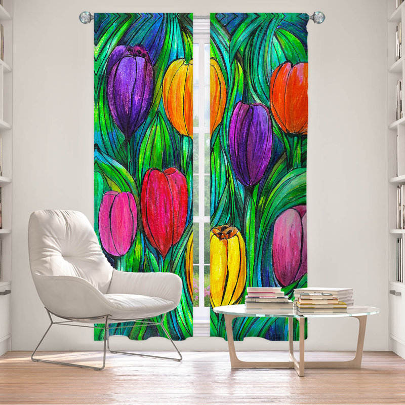 Room Darkening Curtain Pair, 20" W x 52" L
