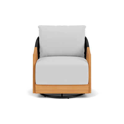Alpine Outdoor Teak Swivel Lounge Chair