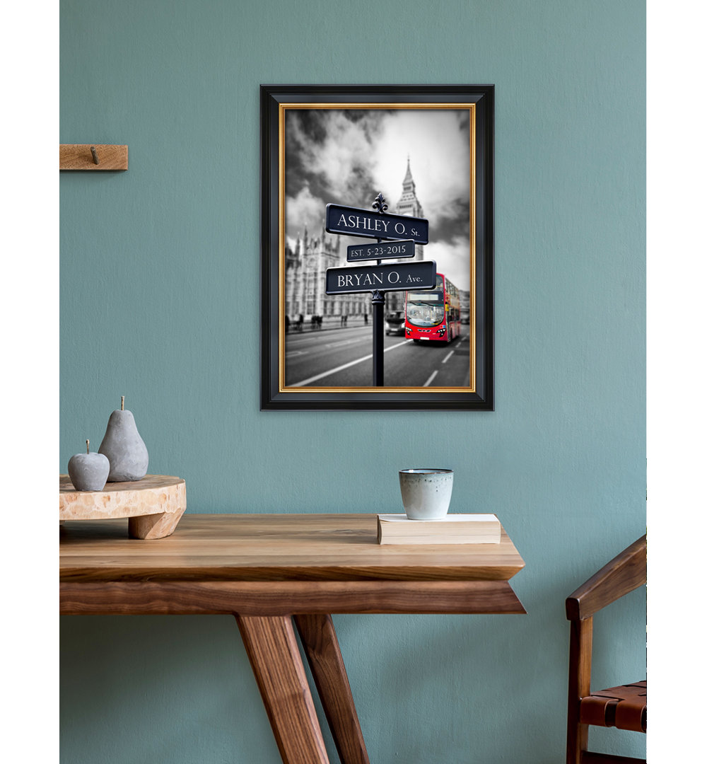 " Personalized Lovers Roadcrossing Sign " Latitude Run® 