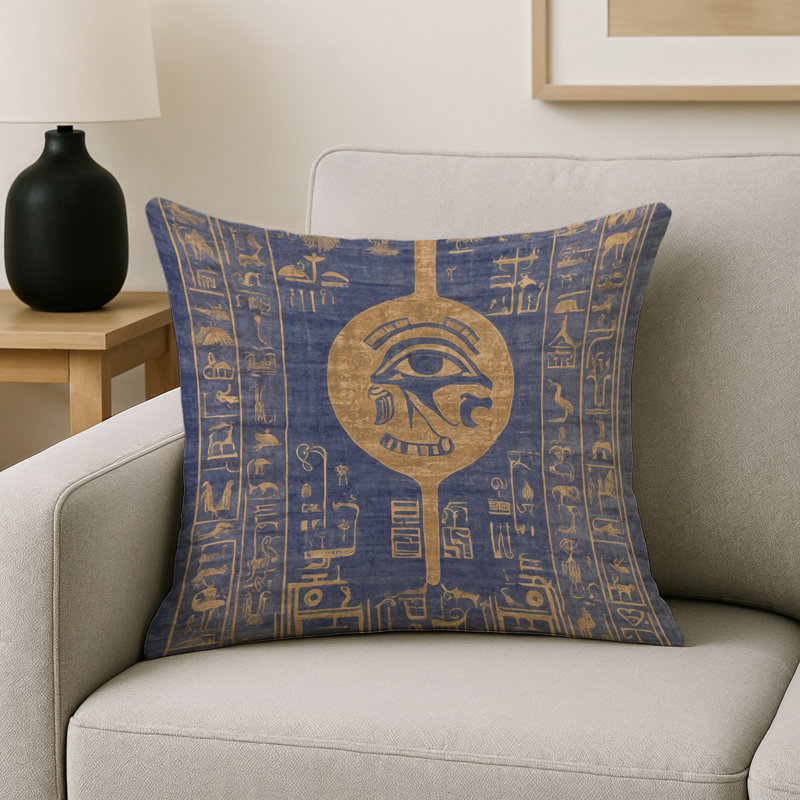 Coussin décoratif intérieur et extérieur Modern, Gris oriental 3, Carré 16 po