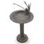Fishing Frog Sundial / Birdbath