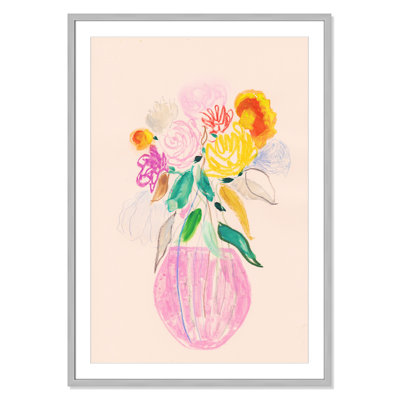 Simple Floral I Print by Bea Dina