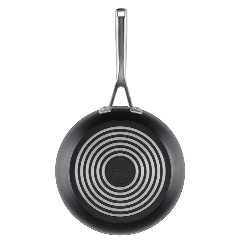 KitchenAid Hard Anodized Induction Nonstick Frying Pan / Skillet with Lid, 10" W