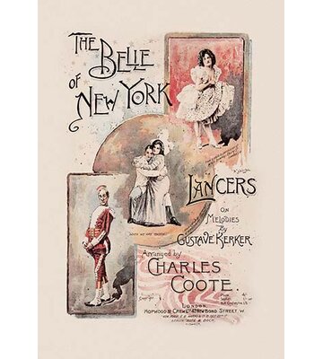 The Belle of New York - Lancers - Advertisement Print -  Buyenlarge, 0-587-20563-6C2030