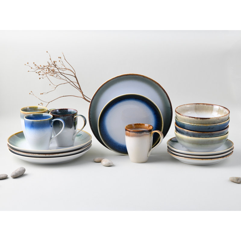 Cascade 8 Piece Dinnerware Set, Service for 2