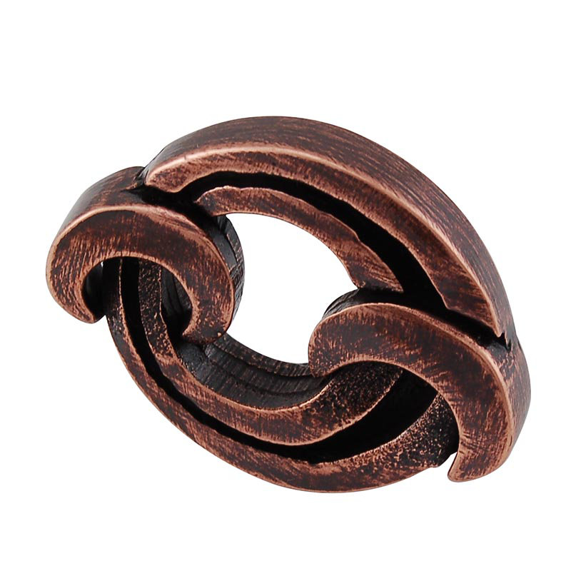 Ariosto Novelty Knob, Antique Copper