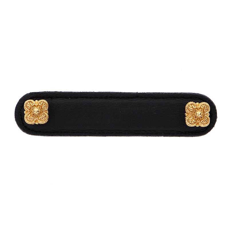 Napoli 4" Center to Center Bar Pull, 5", Polished Gold