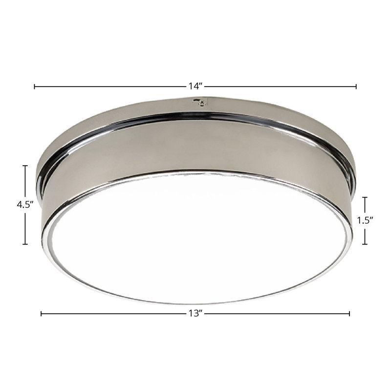 Plafonnier encastré 3 lumières Jabrayden, Chrome poli