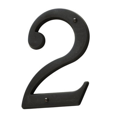 4.75" H Brass House Number