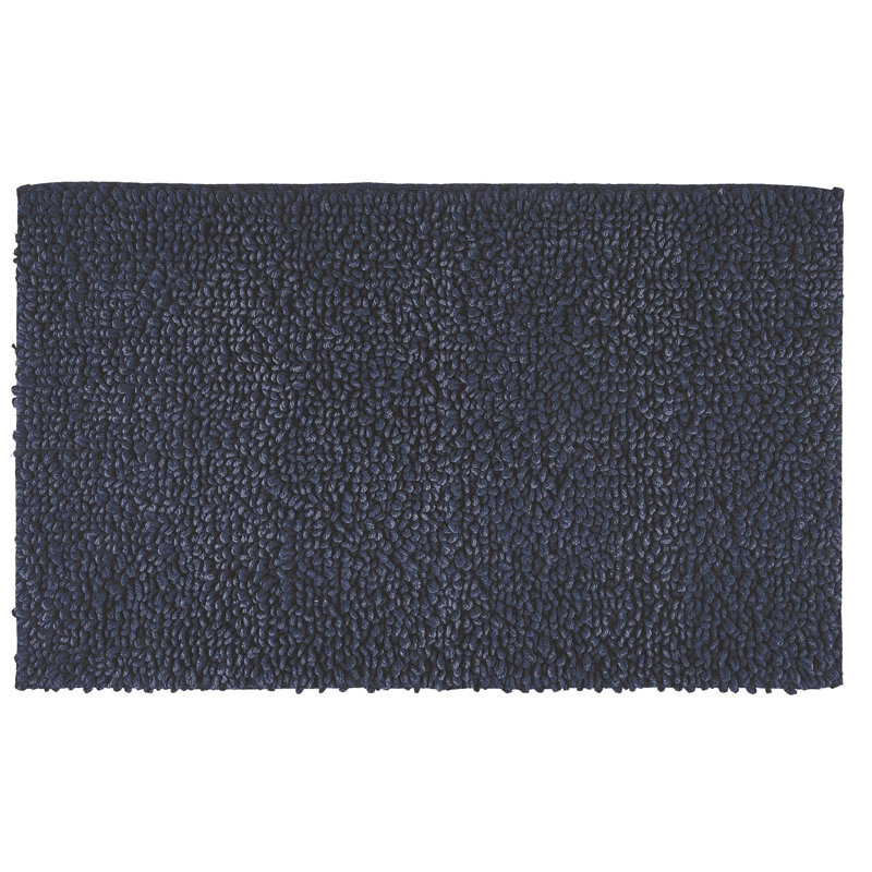 Twist Bath Rug, 24" W x 39" L, Navy