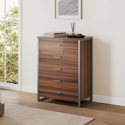 Buffet contemporain 5 tiroirs Chapeno