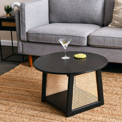 Gaener Solid Wood Top Coffee Table