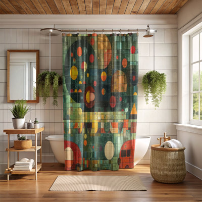 Bouncy Train - Premium Shower Curtain