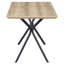 Light Brown 53-Inch Composite Wood Dining Table
