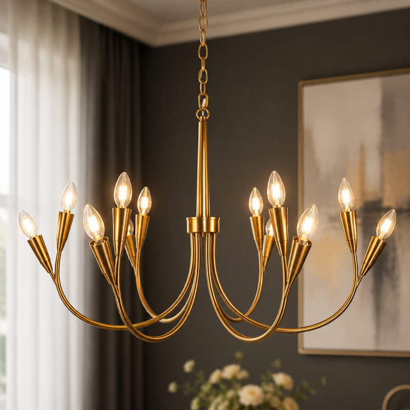 Lustre à 12 lumières Lafferty