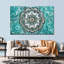 Impression sur toile turquoise-92763749