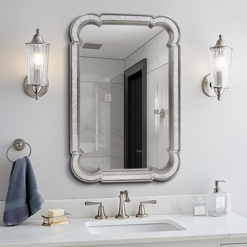 Jarmall Scalloped Wall Mirror