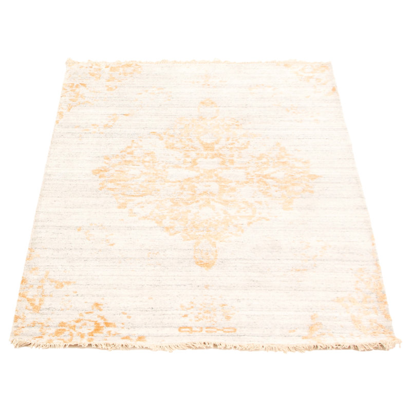 Tapis ivoire noué à la main Solemi