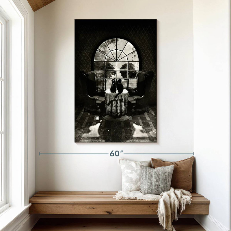 Crâne de chambre BW, H 48 po x l 32 po