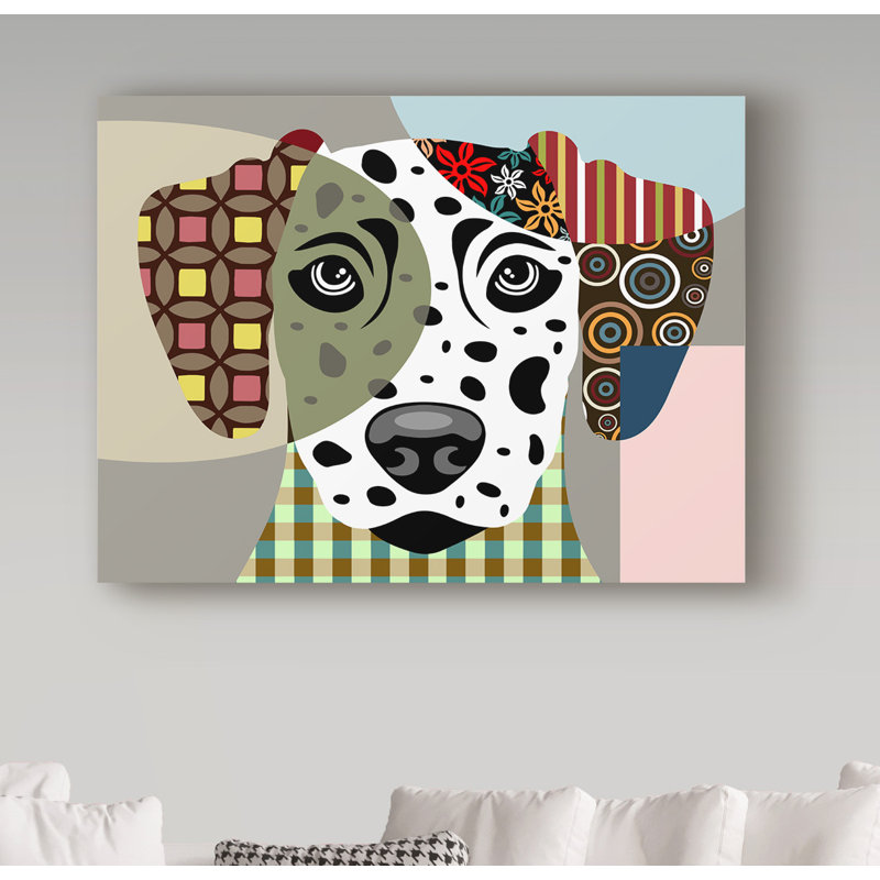 «Dalmatian Dog» par Buckey, impression sur toile tendue, H 24 po x l 32 po x P 2 po