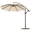 Parasol suspendu d'extérieur 8,5 pi avec base en croix et système d'inclinaison-1931064303