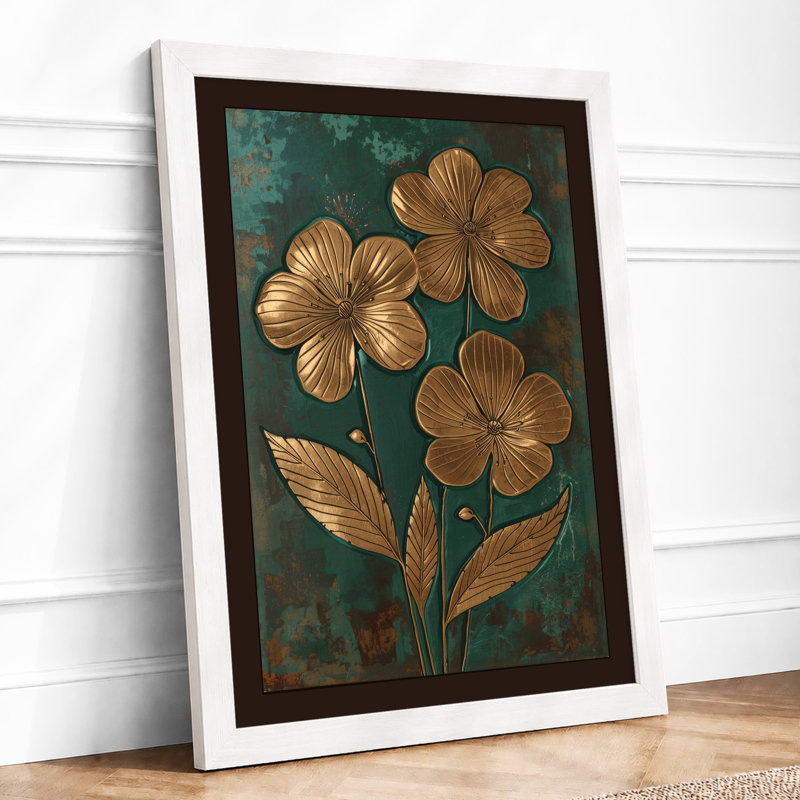 Gilded Botanica Botanical - Print, A3 - 42.0 x 29.7 cm, White