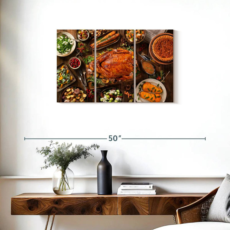 Yarlin Thanksgiving Feast, 20" H x 33" W