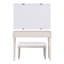 Bureau de coiffeuse moderne avec miroir