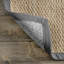 Tapis naturel / gris foncé Stephanne Farmhouse Seagrass-304041738