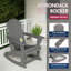 Chaise berçante tout temps Adirondack-129162973