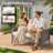 Jordanlee 4 Piece Rattan Wicker Sofa Seating Group with Cushions with Coffee Table and Armchairs-2028799496-2123481498